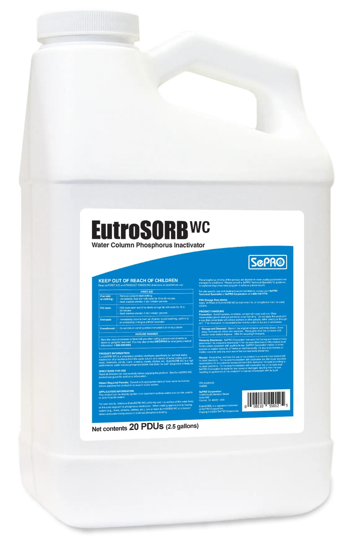 EUTROSORB WC PHOSPHORUS INACTIVATOR