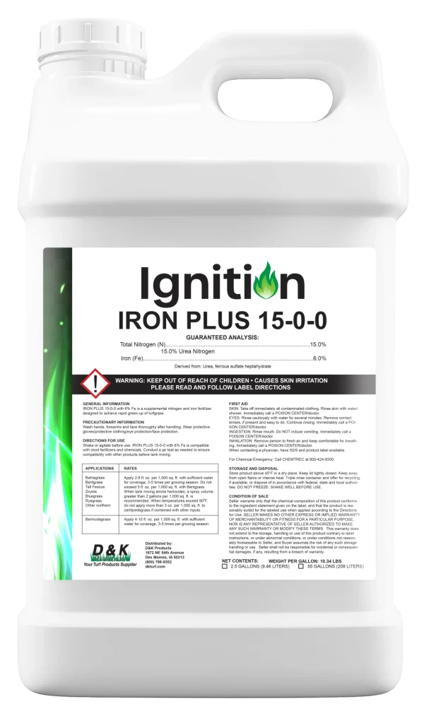 IRON PLUS, 15-0-0, 6% FE