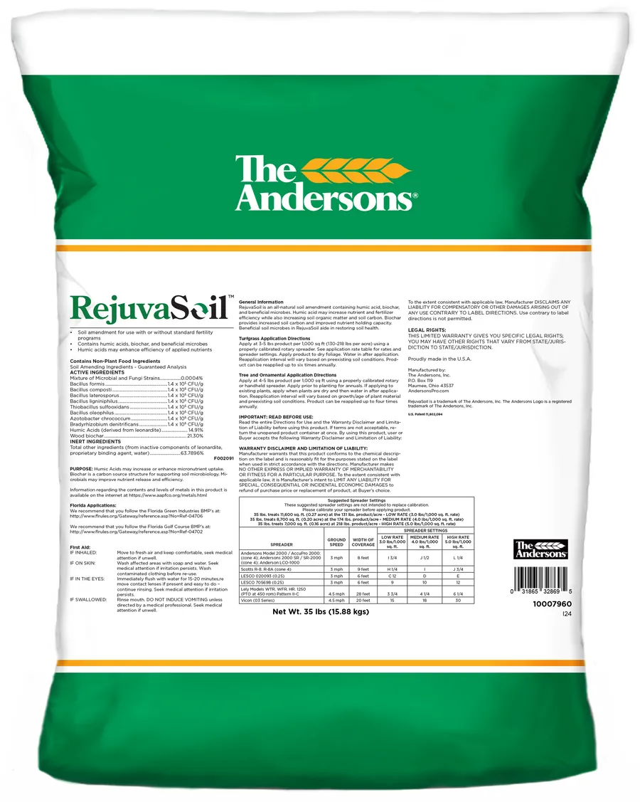 REJUVASOIL ALL-NATURAL SOIL ENHANCER